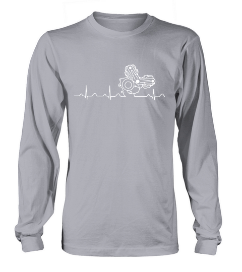 Ducati Heartbeat white Long sleeved Unisex