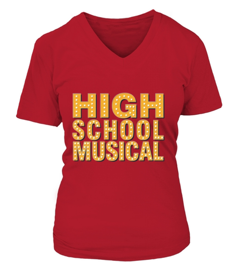 High School And Musical T-Shirt V-neck T-Shirt Woman