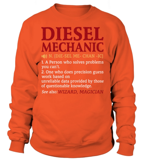 Funny Diesel Mechanic meaning Women's Sweatshirt