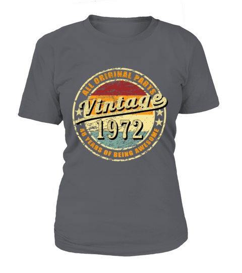 48 Years Of Being Awesome vintage retro 1972 Women's T-Shirt