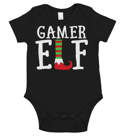 Gamer Elf Short Sleeve Baby One-Piece