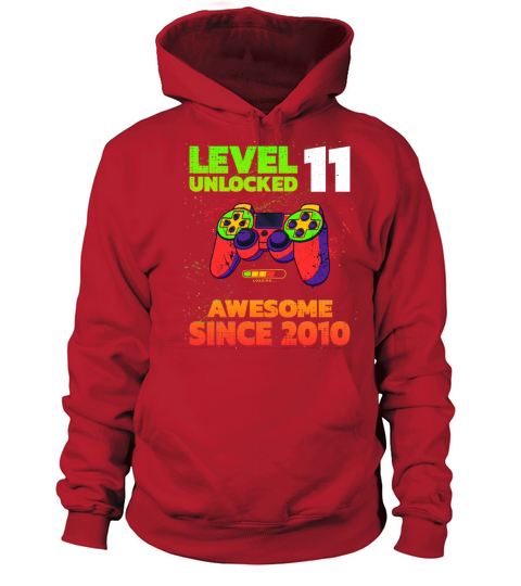 Level 11 Unlocked Awesome Since 2010 Birthday Women's Hoodie