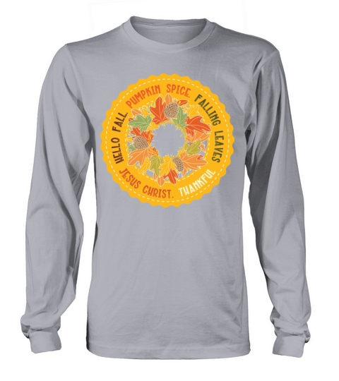 Jesus Thankful Autumn Women's Long Sleeve