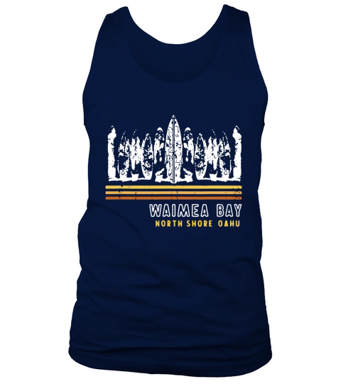 Waimea bay Hawaii north shore Oahu vintage Hawaiian Tank Top Unisex