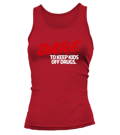 D.a.r.e. (Dare) Vintage 90s Logo - T Shirt Tank top Woman