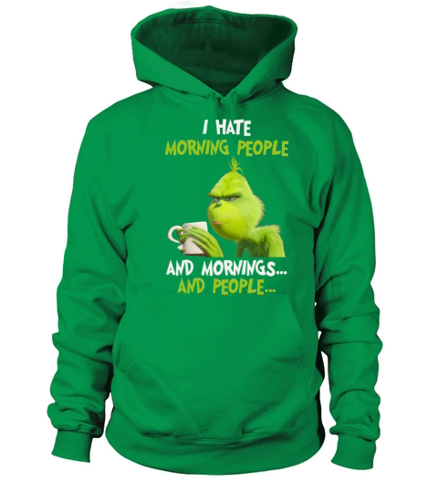 I hate morning people and morning and people shirt Women's Hoodie