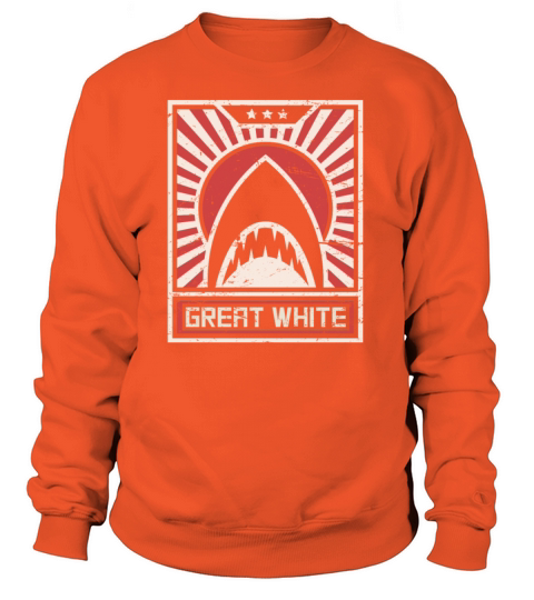 Vintage Propaganda Great White Shark Women's Sweatshirt
