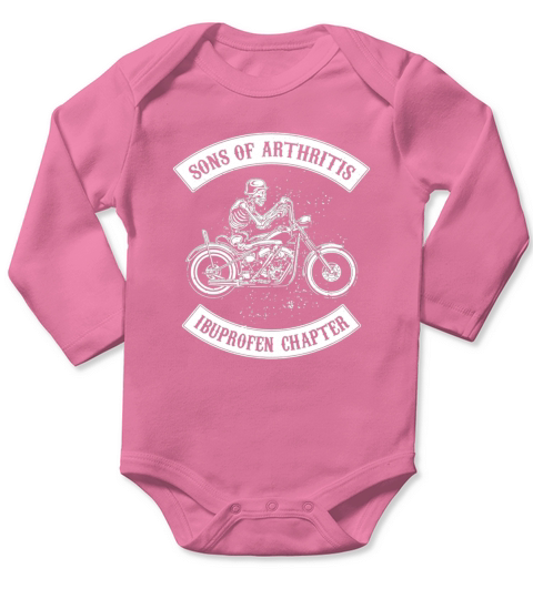 SONS OF ARTHRITE IBUPROFEN CHAPTER T SHIRT Long Sleeve Baby One-Piece