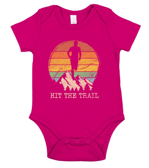 Hit the Trail and Run Short Sleeve Baby One-Piece