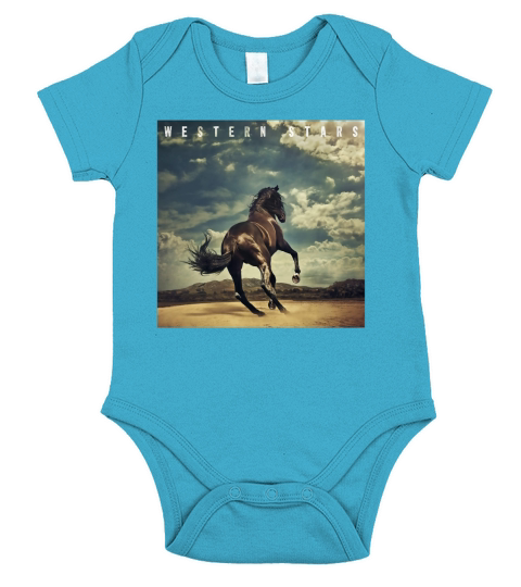 Western Stars Exclusive Bundle horse Short Sleeve Baby One-Piece
