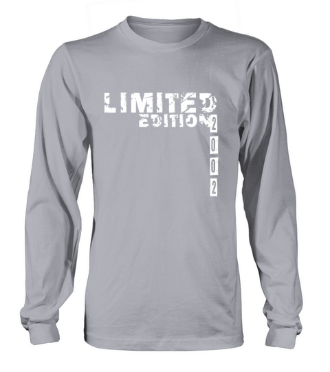 Limited Edition 2002 Birthday Boys Girl Men's Long Sleeve