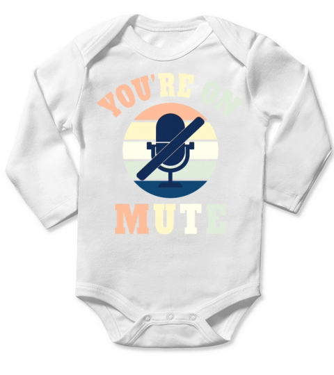 Homeoffice Microphone Office Work Job Long Sleeve Baby One-Piece
