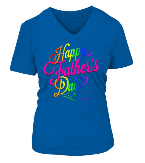 happy father day 2020 gay Women's V-Neck T-shirt