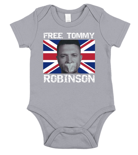 Free tommy robinson Short Sleeve Baby One-Piece
