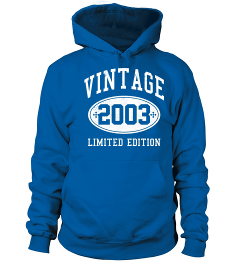 18th Birthday Vintage 2003 Funny Gift Women's Hoodie