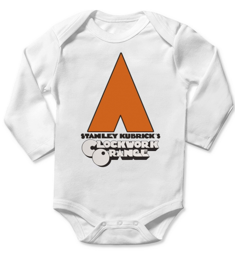 Un orange mécanique Long Sleeve Baby One-Piece