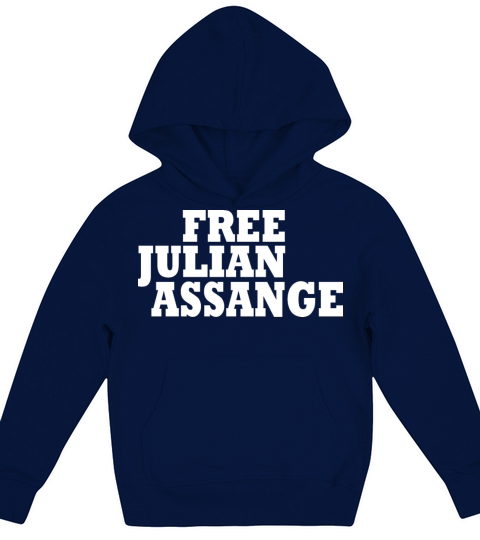 FREE JULIAN ASSANGE Kids Hoodie