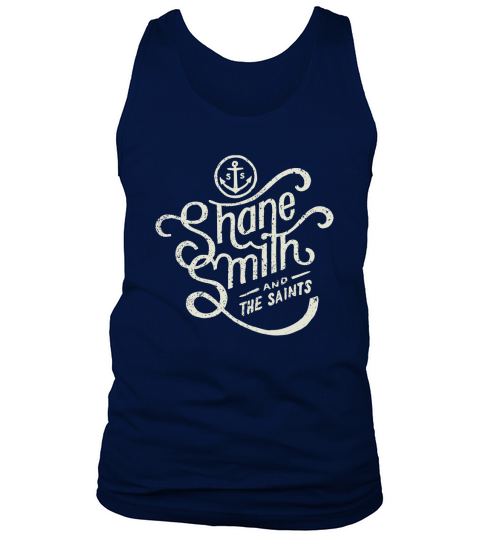 Shane Smith And The Saints Black Cream Crew Tank Top Unisex