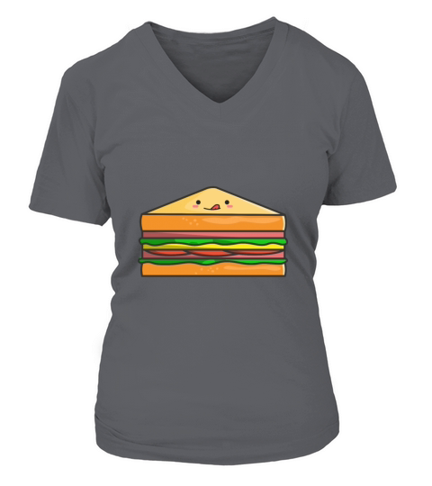 Cute Clubhouse Sandwich Women's V-Neck T-shirt