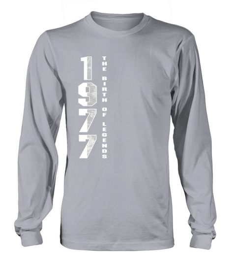 The Birth Of Legends 1977 43 th Birthday Gift Women's Long Sleeve