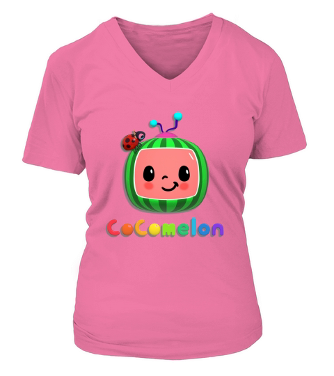 Cocomelon Birthday Funny V-neck T-Shirt Woman
