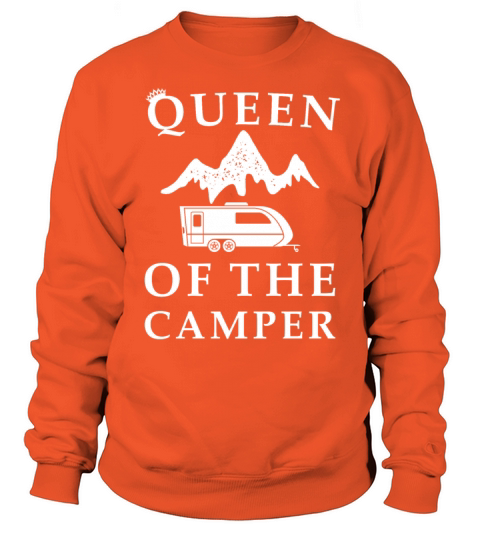 Queen of the RV - Camping Camper Vacation Gift Men's Sweatshirt
