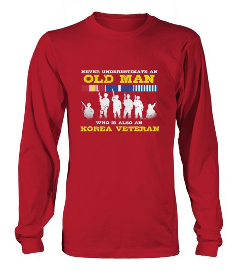 Korean War Veteran Shirt - Best Gift For Veteran Day Long sleeved Unisex