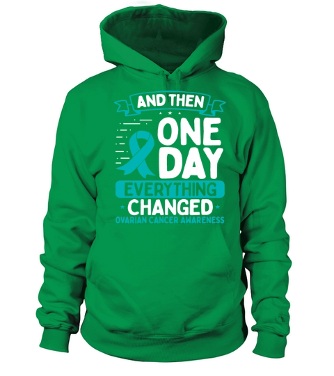 Ovarian Cancer Awareness Warrior Survivor Ribbon Women's Hoodie