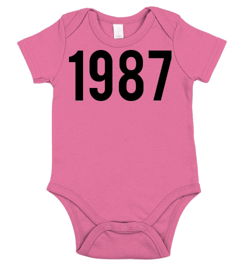 1987 Short Sleeve Baby One-Piece