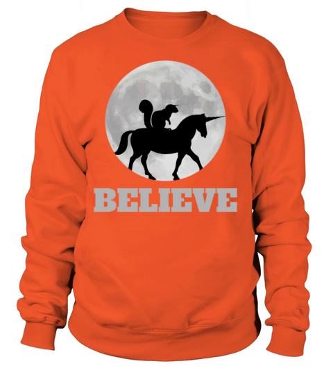 squirrel Unicorn Full Moon Gift Women's Sweatshirt