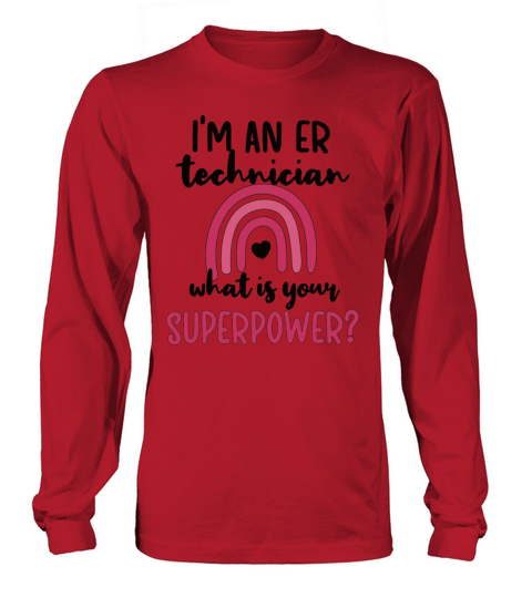 Emergency Room Technician ER Tech ERT Emergency Women's Long Sleeve