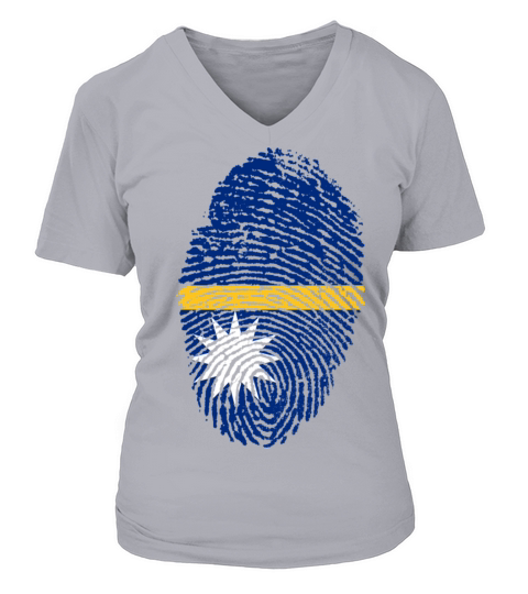 nauru Women's V-Neck T-shirt