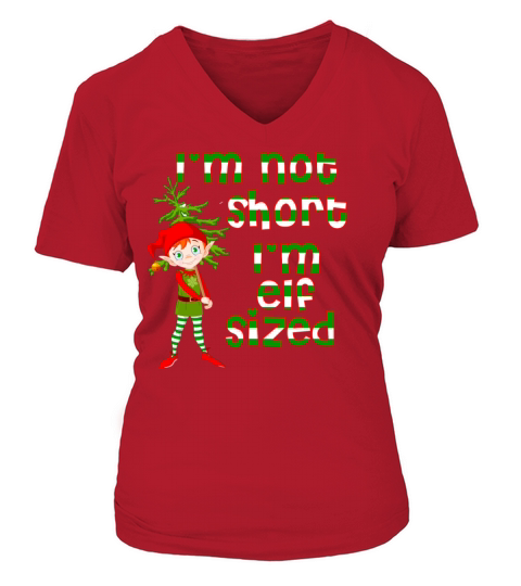 Not short Elf sized Women's V-Neck T-shirt