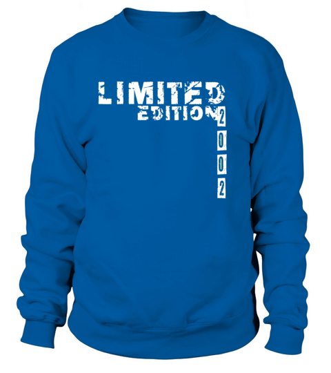 Limited Edition 2002 Birthday Boys Girl Women's Sweatshirt