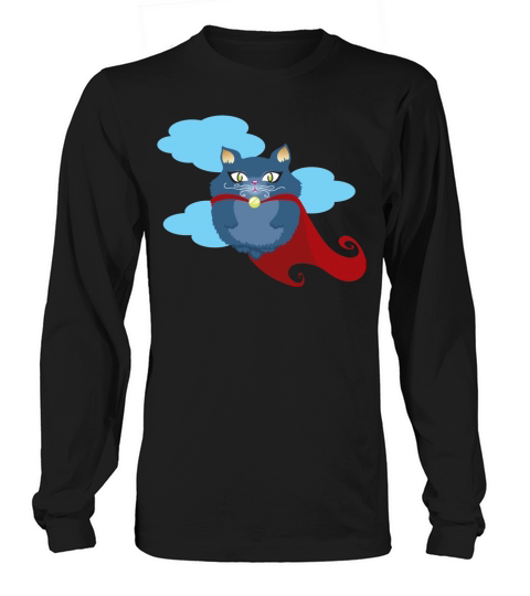 cat superhero Women's Long Sleeve