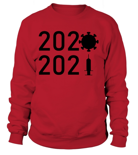 New year 2021 covid19 vs vaccin Women's Sweatshirt