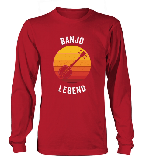 Banjo Legend Vintage Bluegrass Long sleeved Unisex