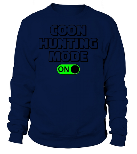 Hunting Mode On Vinatage Raccoon Hunting Gear Men's Sweatshirt