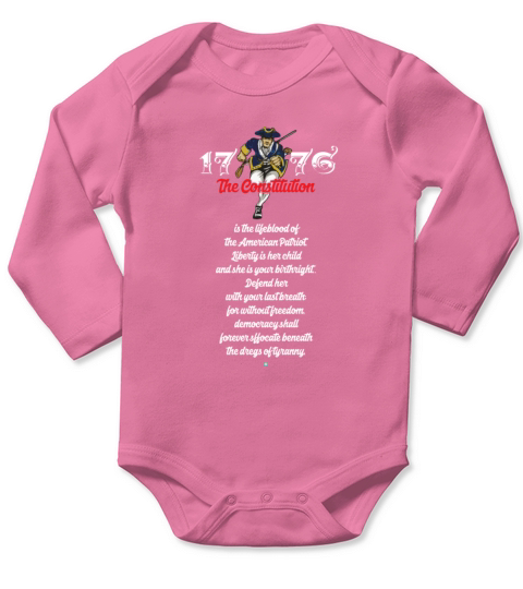 The Constitution Long Sleeve Baby One-Piece