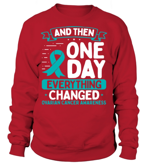 Ovarian Cancer Awareness Warrior Survivor Ribbon Women's Sweatshirt