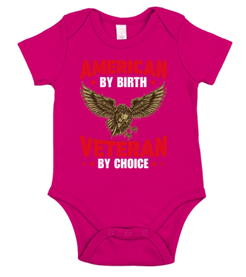 American Veteran by Choice Short Sleeve Baby One-Piece