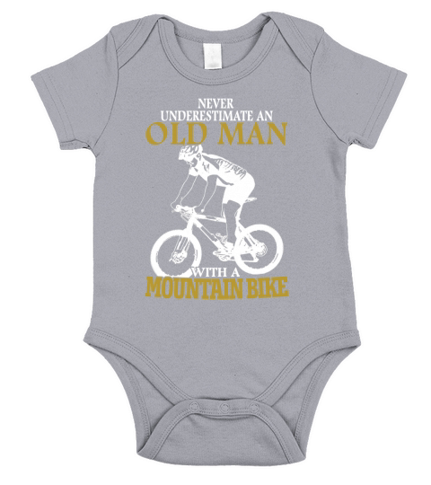 Mountain Bike Short Sleeve Baby One-Piece
