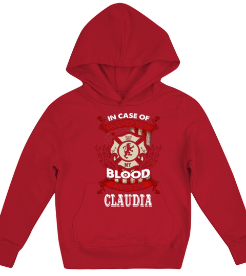 CLAUDIA shirt, CLAUDIA Family Name, CLAUDIA Funny Name Gifts T Shirt Kids Hoodie