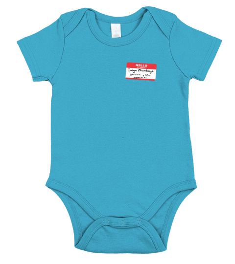 Inigo Montoya Name Tag Short Sleeve Baby One-Piece