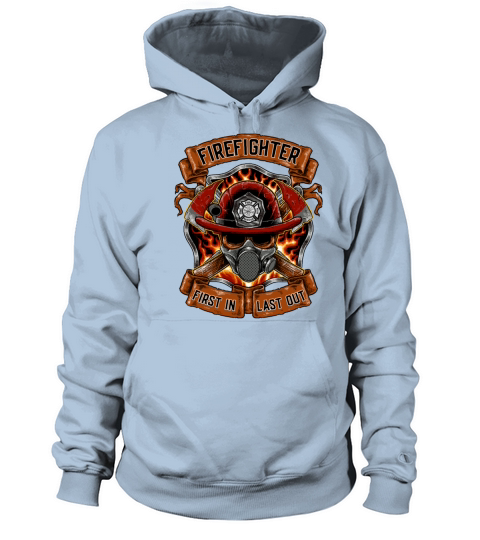 Cool Firefighter First in Last Out Job Gift Women's Hoodie