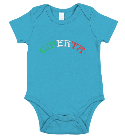 Omerta  Italian Design Gift for any proud Italian Short Sleeve Baby One-Piece