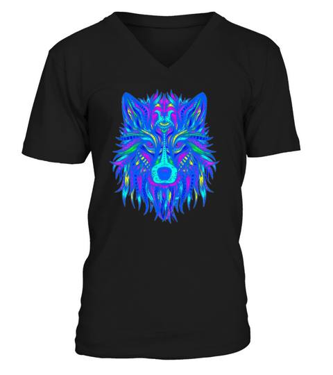 Wolf EDM Men's V-Neck T-shirt