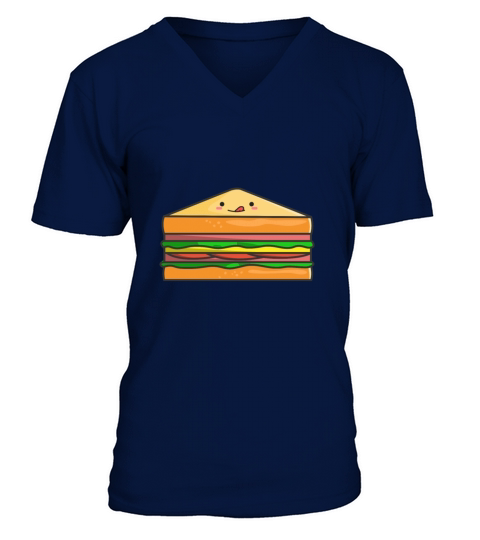 Cute Clubhouse Sandwich Men's V-Neck T-shirt