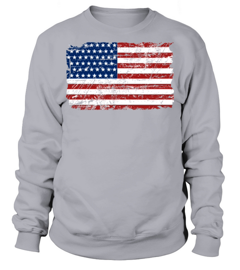 USA Flag - Vintage Look Men's Sweatshirt