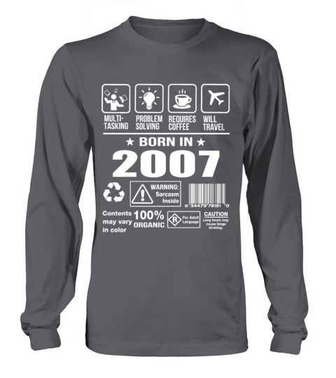 Born In 2007 Women's Long Sleeve